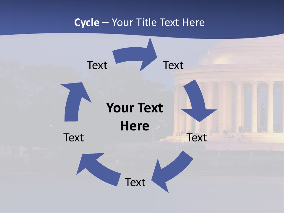 Spectral Spectrum Tree PowerPoint Template