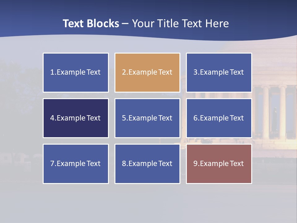 Spectral Spectrum Tree PowerPoint Template