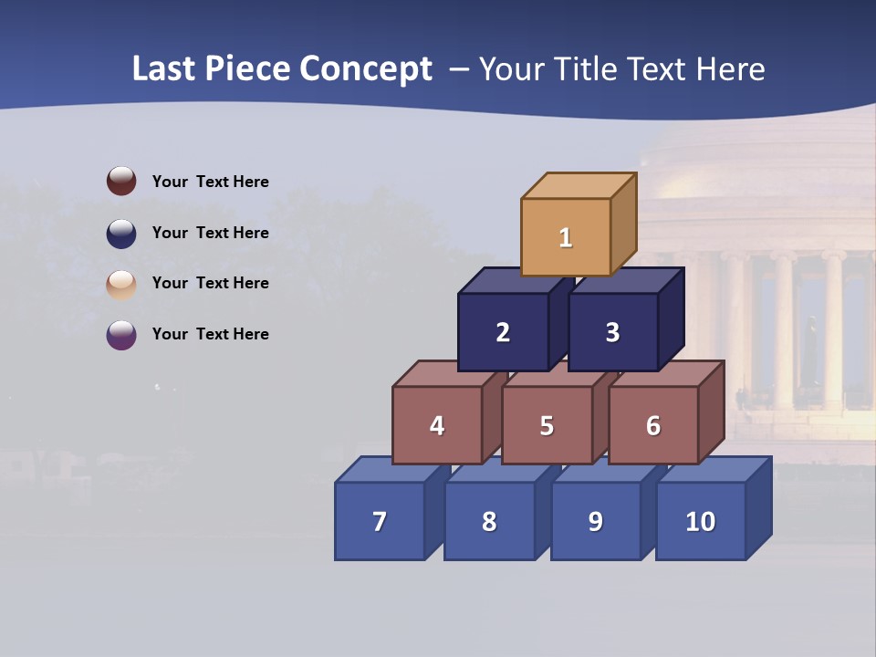 Spectral Spectrum Tree PowerPoint Template