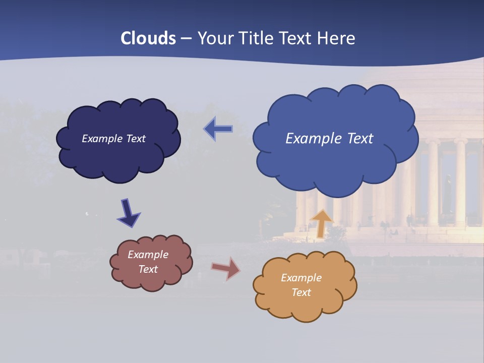Spectral Spectrum Tree PowerPoint Template