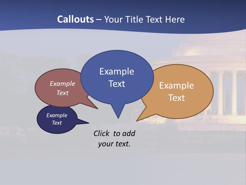 Spectral Spectrum Tree PowerPoint Template