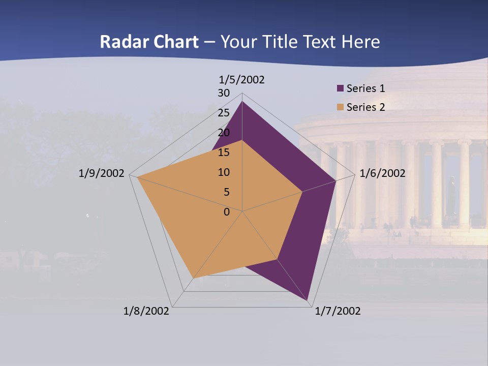Spectral Spectrum Tree PowerPoint Template