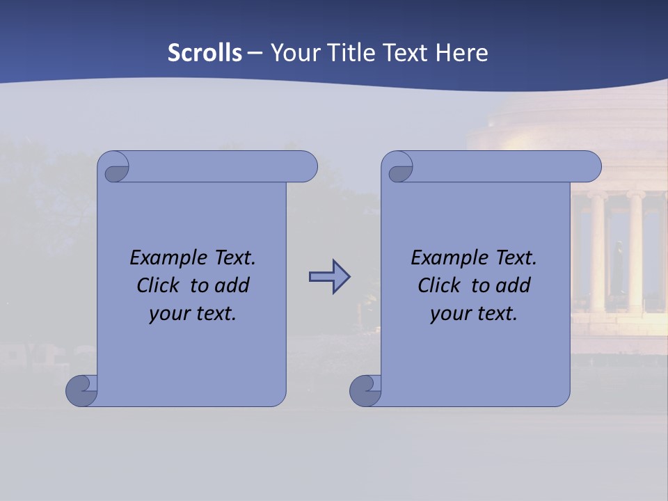 Spectral Spectrum Tree PowerPoint Template