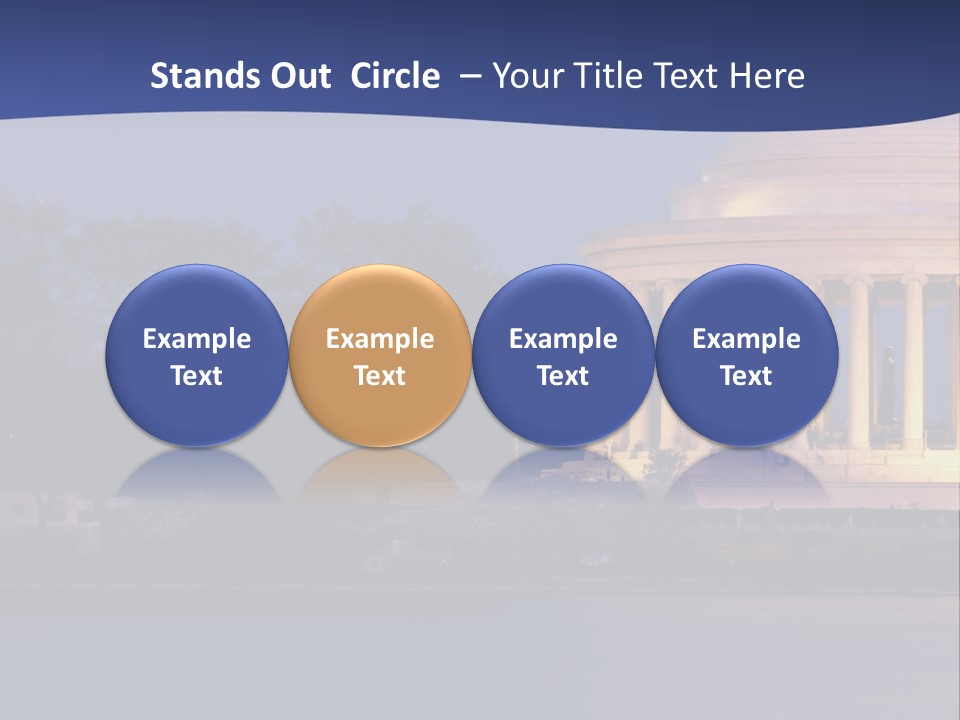 Spectral Spectrum Tree PowerPoint Template