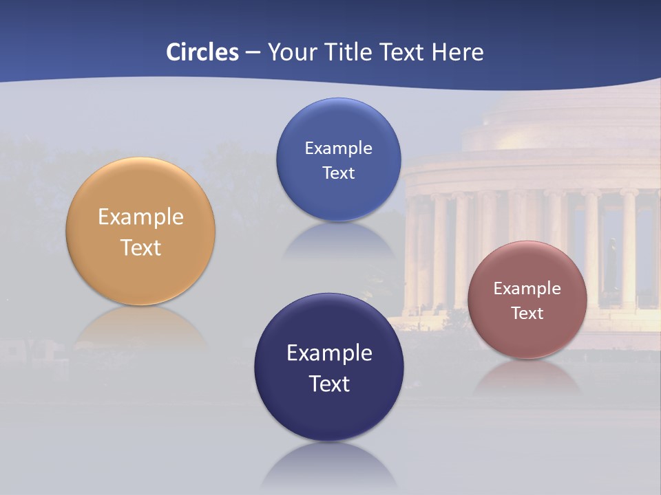 Spectral Spectrum Tree PowerPoint Template