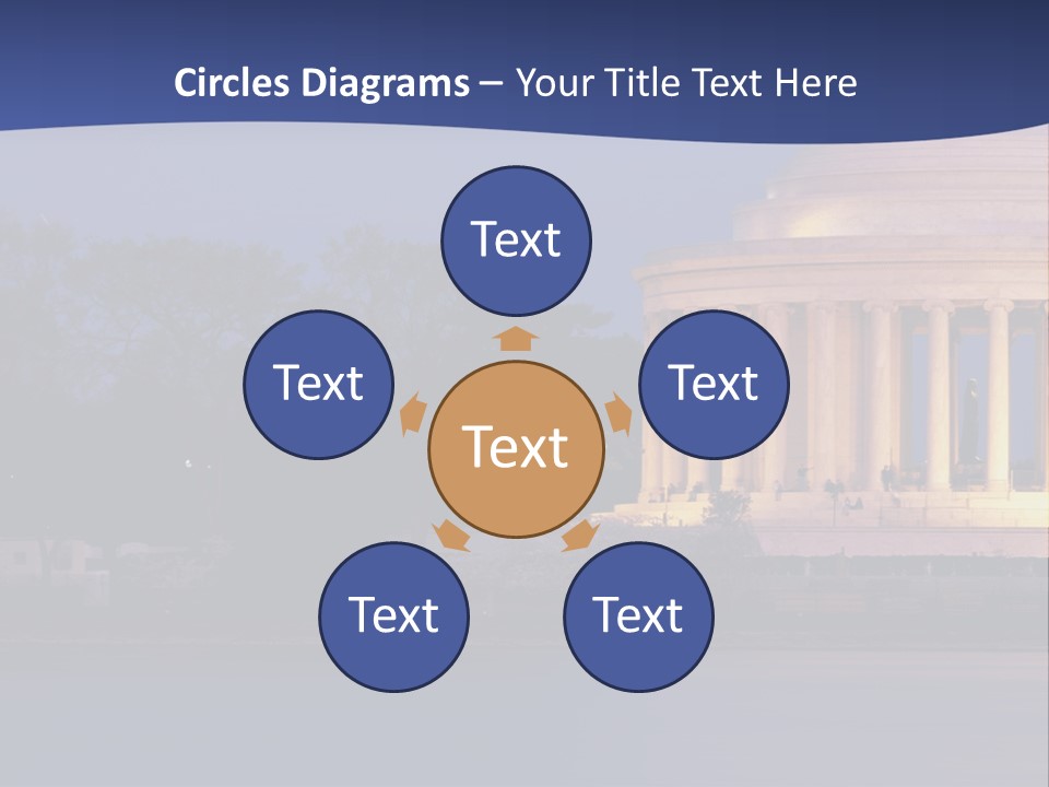 Spectral Spectrum Tree PowerPoint Template