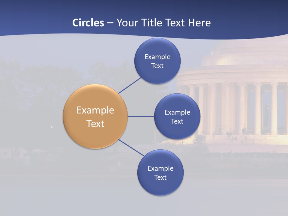 Spectral Spectrum Tree PowerPoint Template