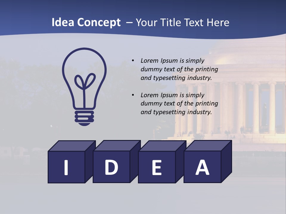 Spectral Spectrum Tree PowerPoint Template