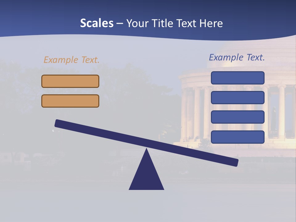 Spectral Spectrum Tree PowerPoint Template