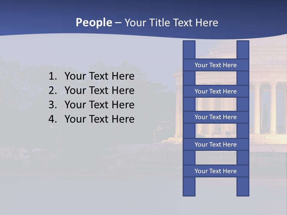 Spectral Spectrum Tree PowerPoint Template