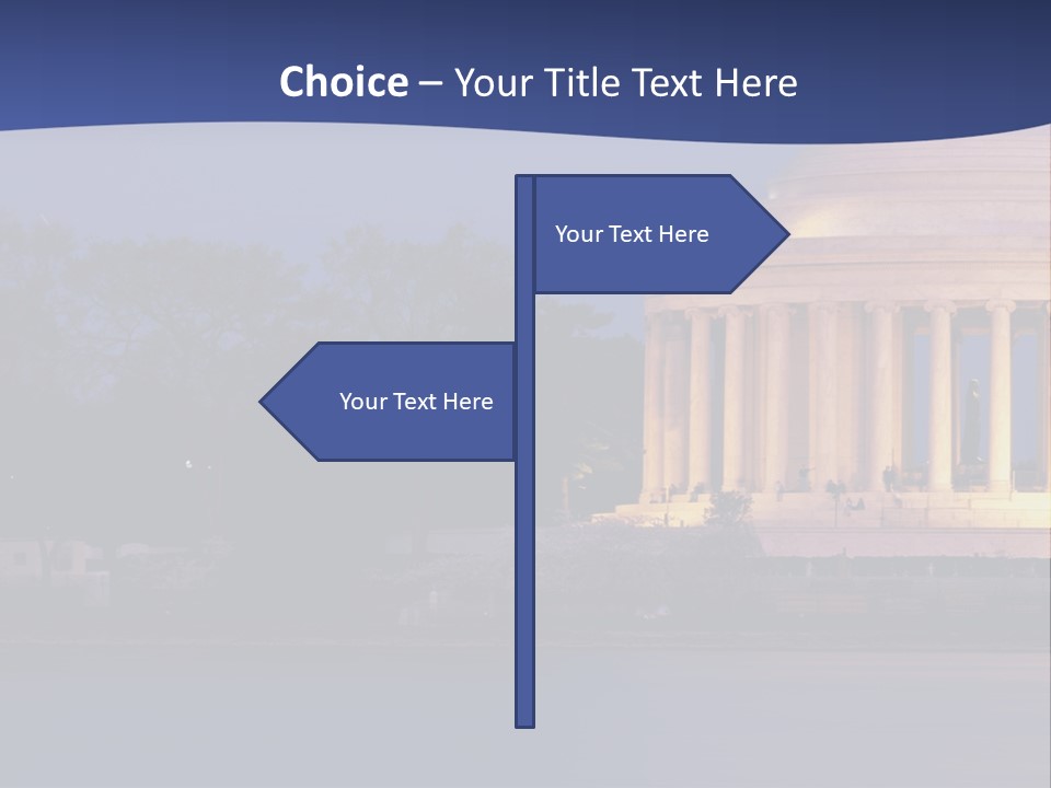 Spectral Spectrum Tree PowerPoint Template