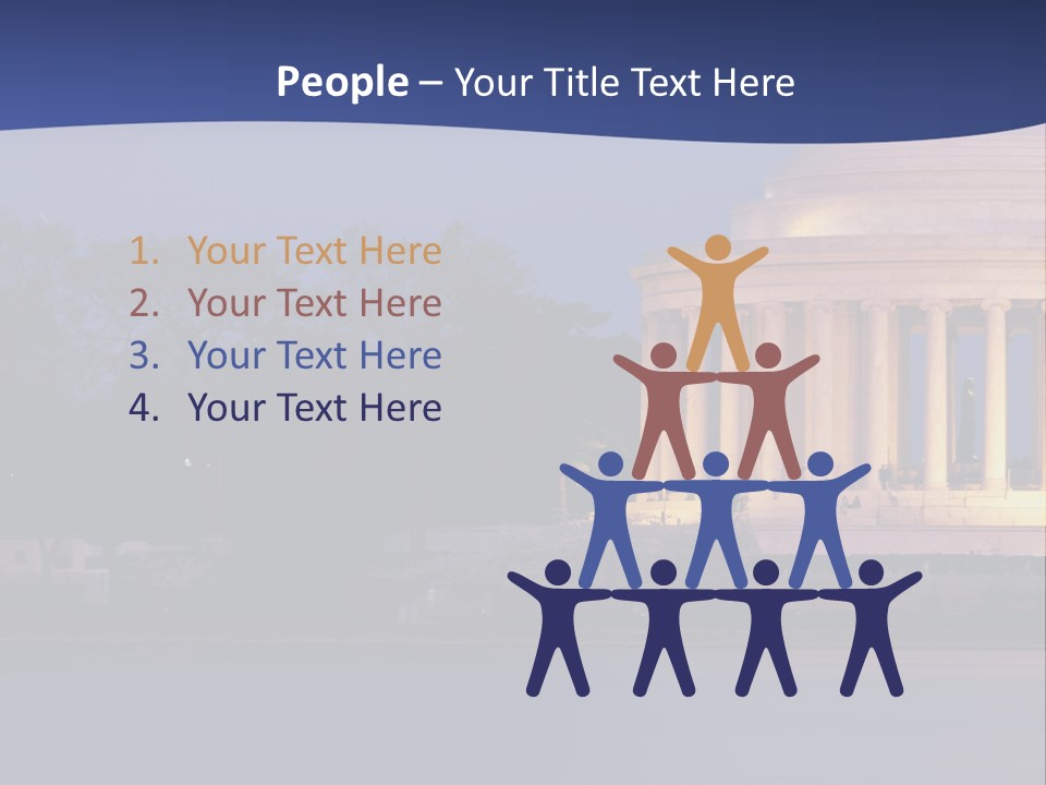 Spectral Spectrum Tree PowerPoint Template