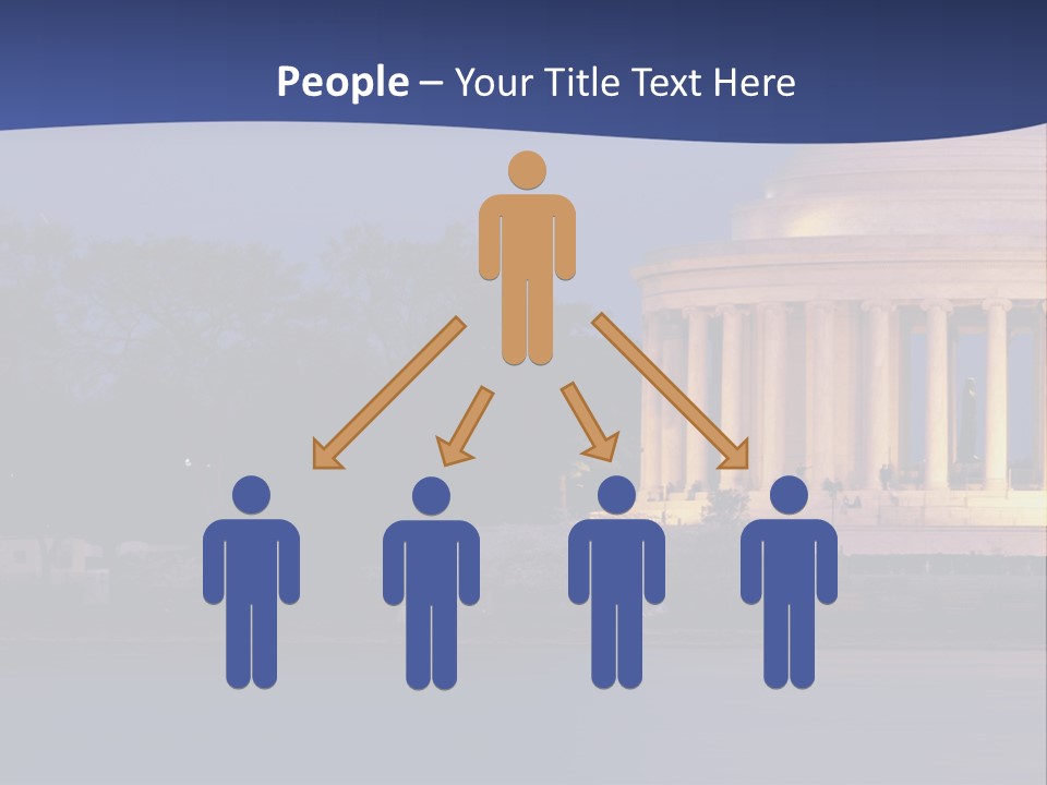 Spectral Spectrum Tree PowerPoint Template