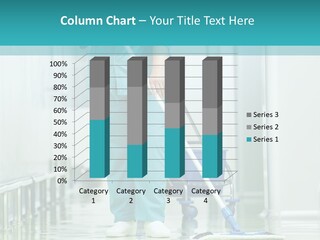 Lady Cleaner Clinic PowerPoint Template