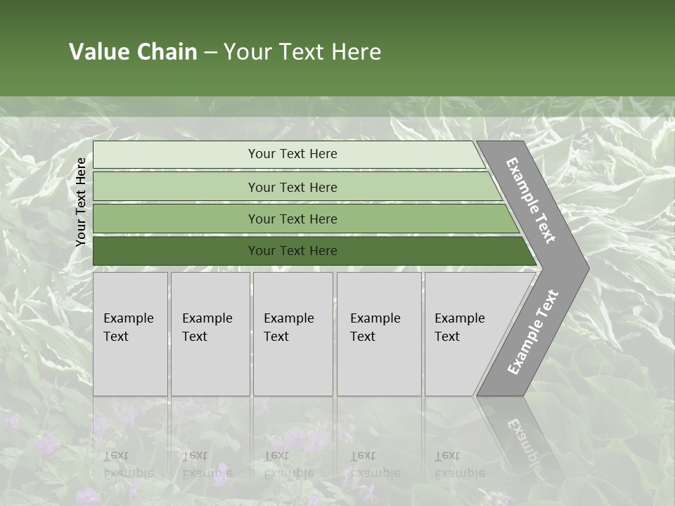 A Bunch Of Plants That Are Next To Each Other PowerPoint Template