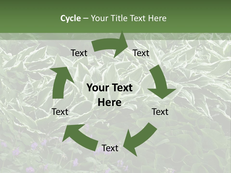 A Bunch Of Plants That Are Next To Each Other PowerPoint Template