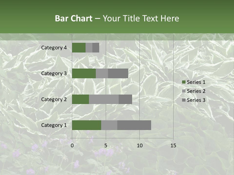 A Bunch Of Plants That Are Next To Each Other PowerPoint Template