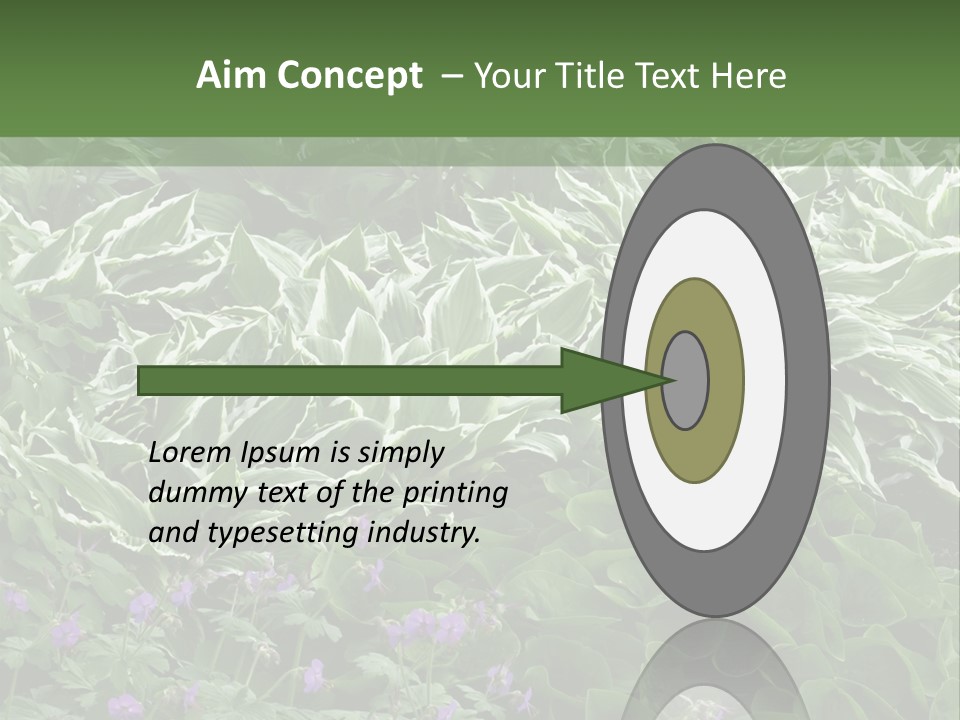 A Bunch Of Plants That Are Next To Each Other PowerPoint Template