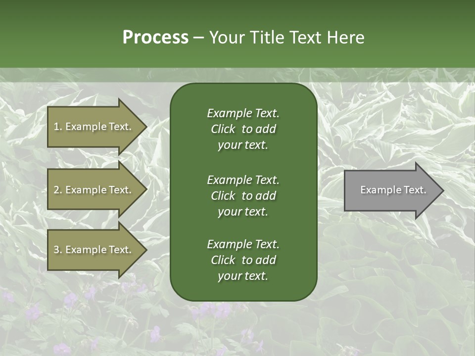 A Bunch Of Plants That Are Next To Each Other PowerPoint Template
