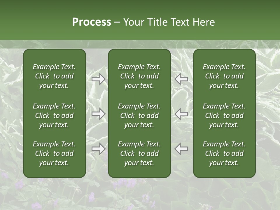 A Bunch Of Plants That Are Next To Each Other PowerPoint Template