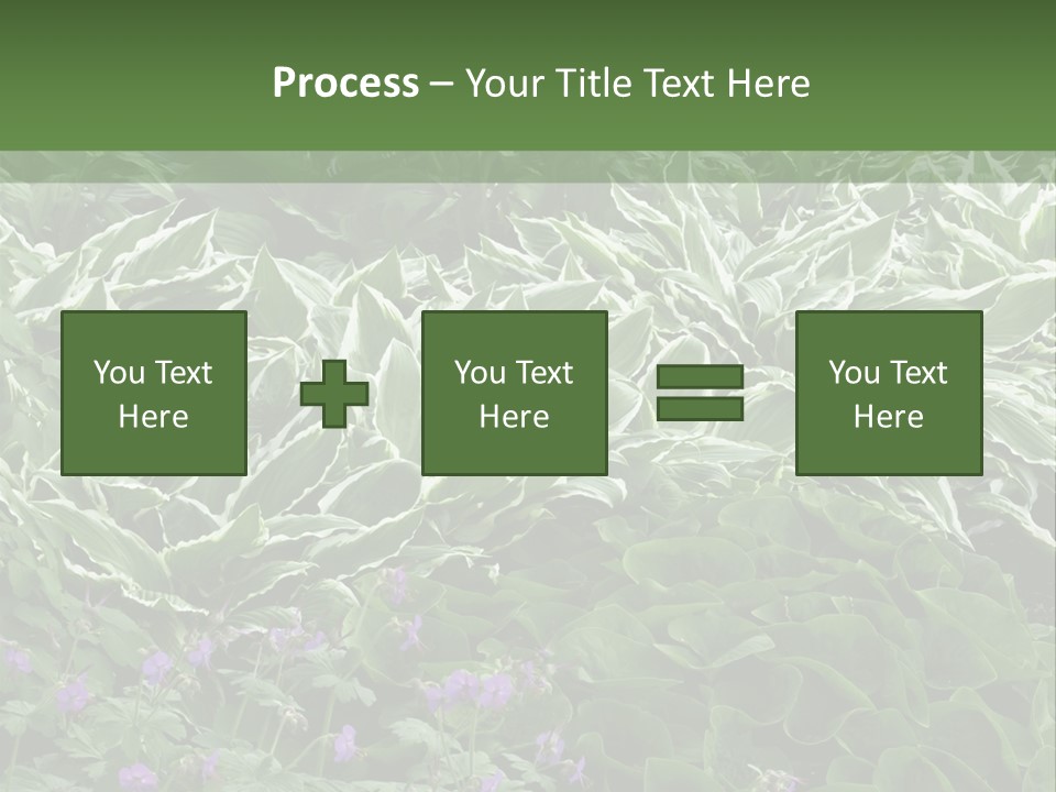 A Bunch Of Plants That Are Next To Each Other PowerPoint Template