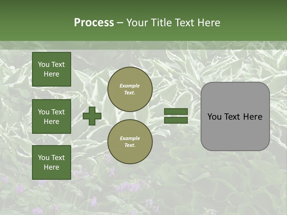 A Bunch Of Plants That Are Next To Each Other PowerPoint Template