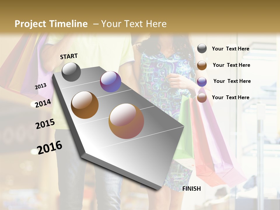 Stylish Love Lady PowerPoint Template