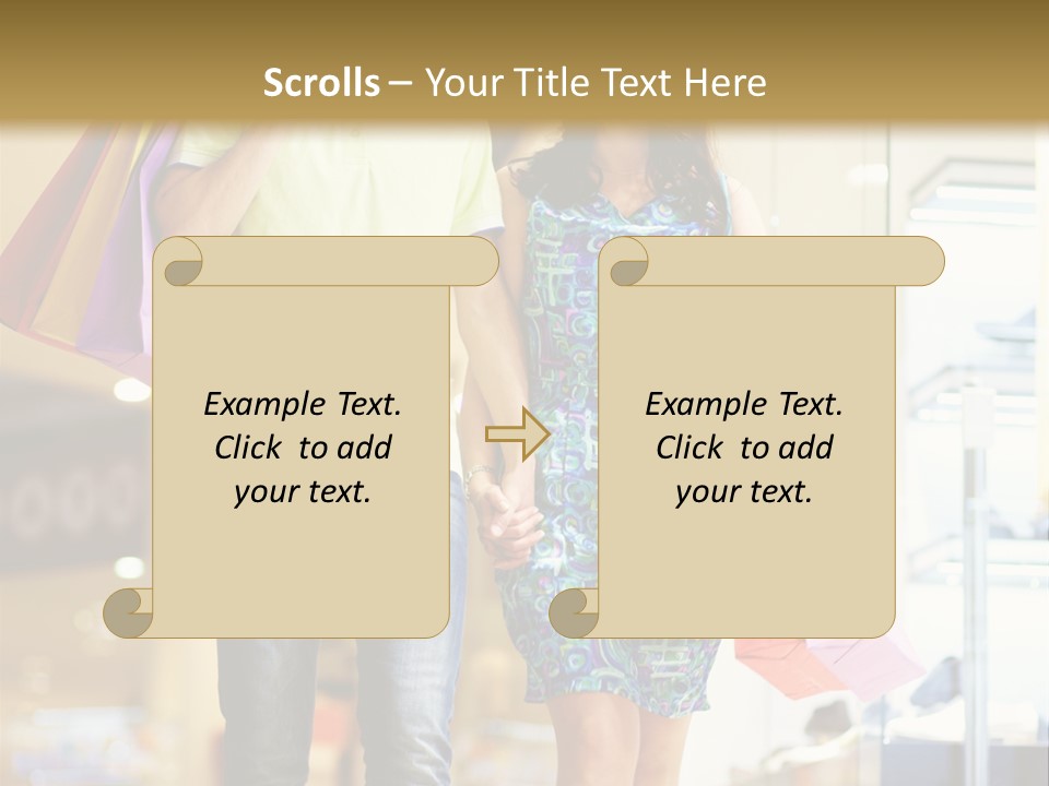 Stylish Love Lady PowerPoint Template