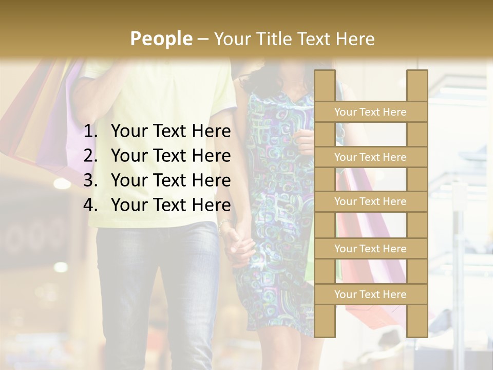 Stylish Love Lady PowerPoint Template