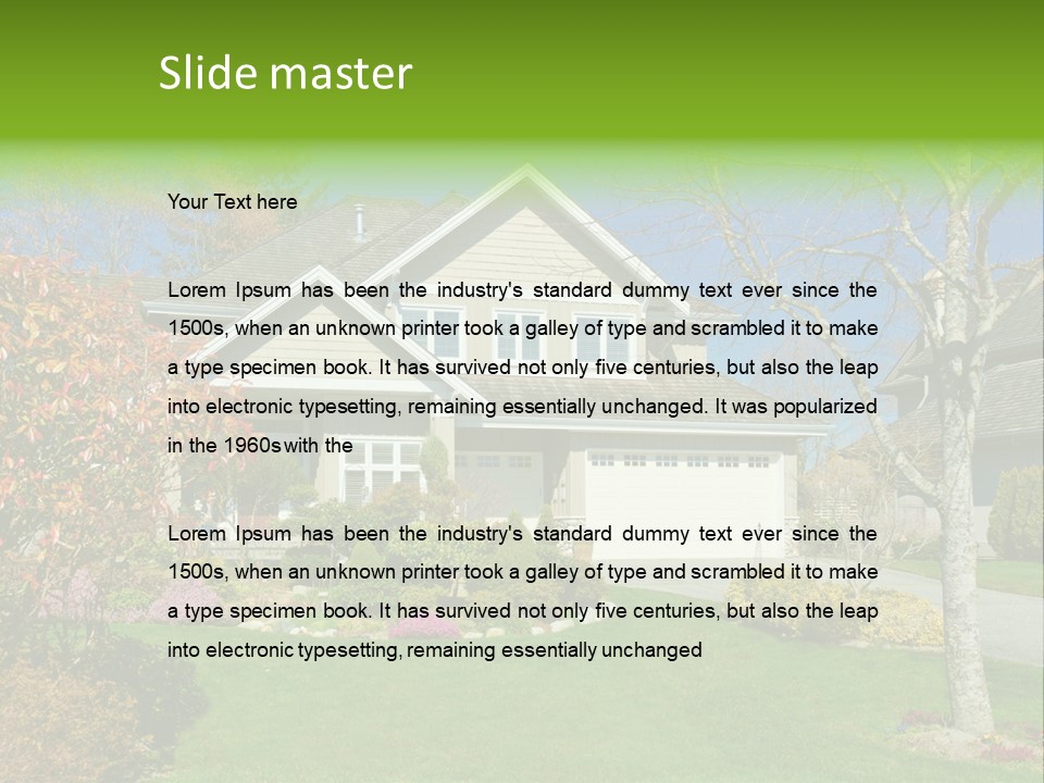 Landscape Neighbor Spacious PowerPoint Template