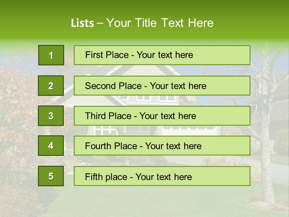 Landscape Neighbor Spacious PowerPoint Template