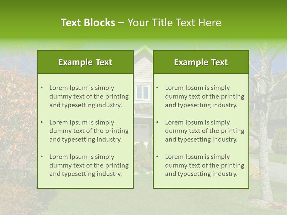 Landscape Neighbor Spacious PowerPoint Template