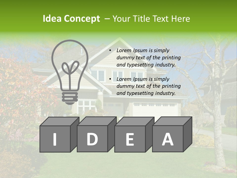 Landscape Neighbor Spacious PowerPoint Template