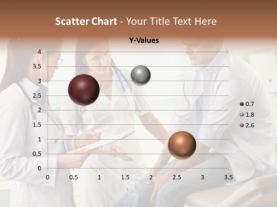 A Group Of Doctors Discussing Something In A Room PowerPoint Template