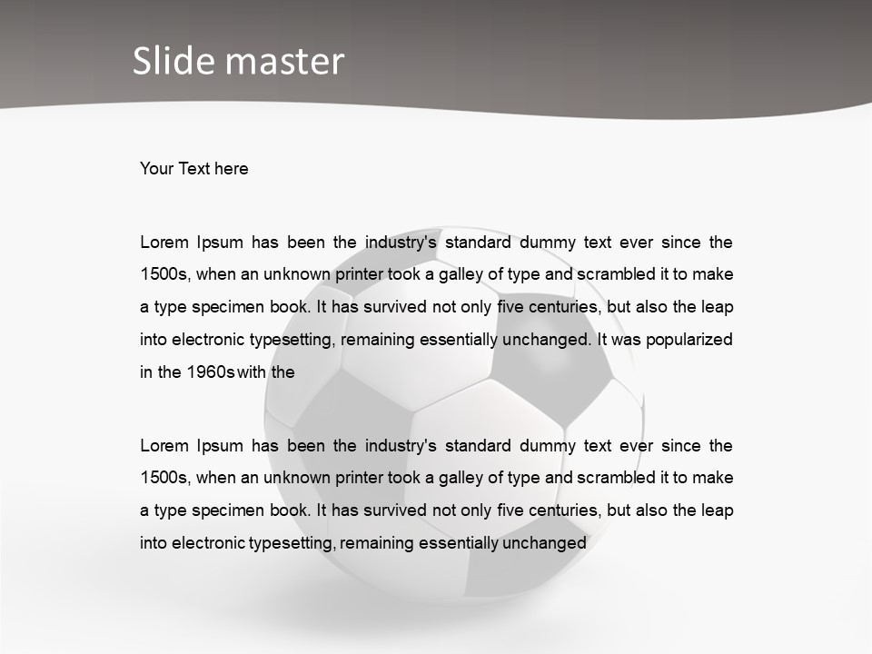 Fashion People Groom PowerPoint Template