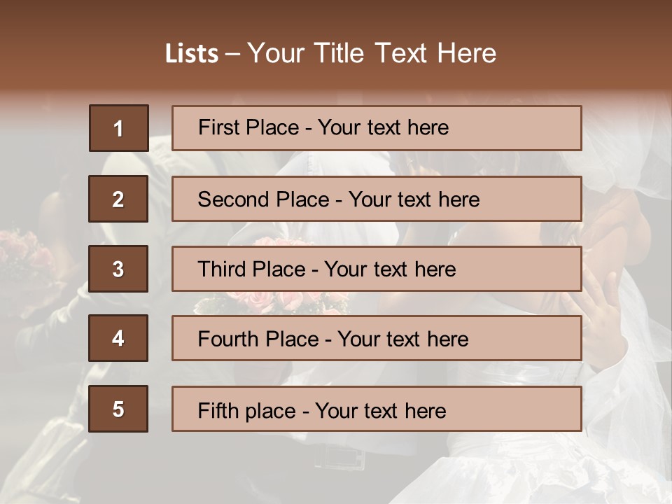 Fashion People Groom PowerPoint Template