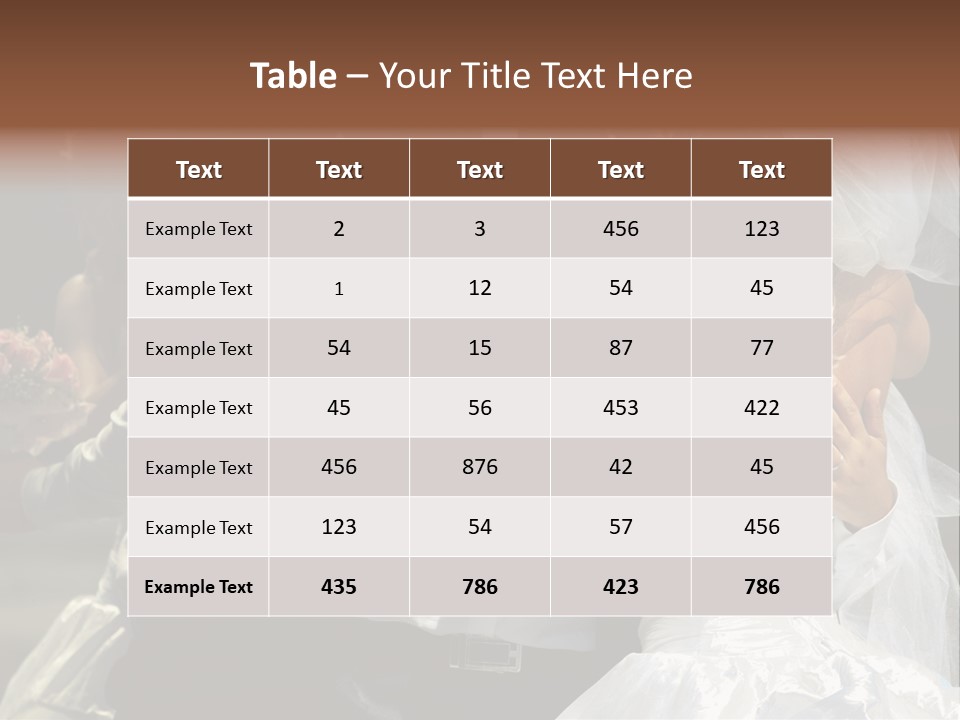 Fashion People Groom PowerPoint Template