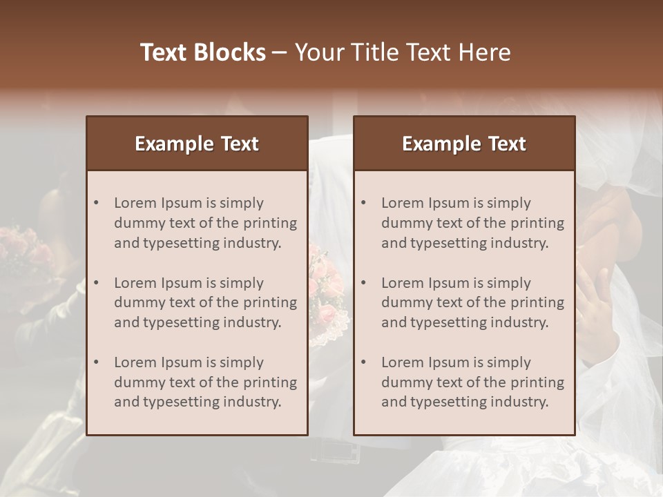 Fashion People Groom PowerPoint Template