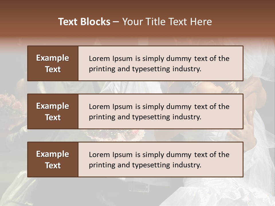 Fashion People Groom PowerPoint Template