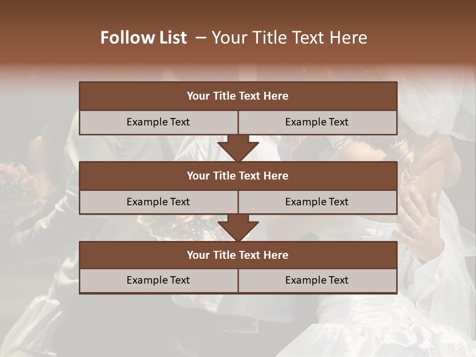 Fashion People Groom PowerPoint Template