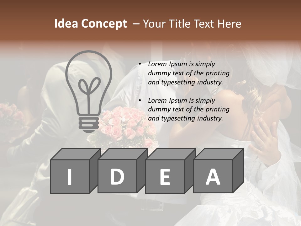 Fashion People Groom PowerPoint Template