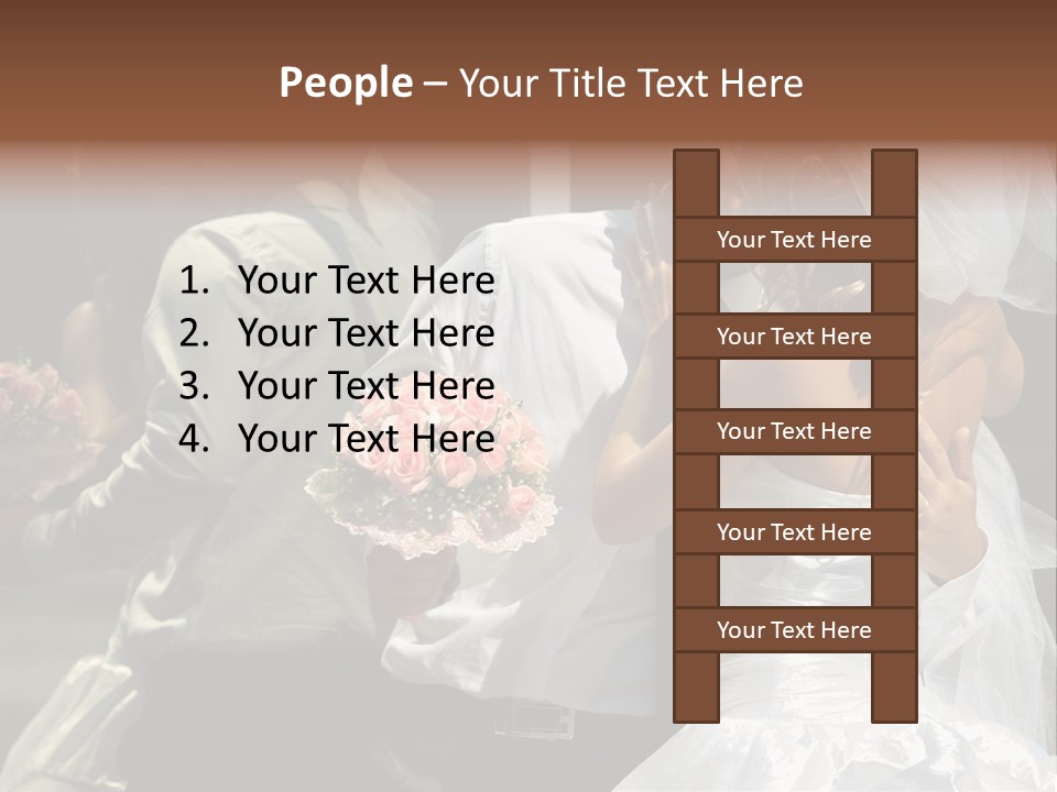 Fashion People Groom PowerPoint Template