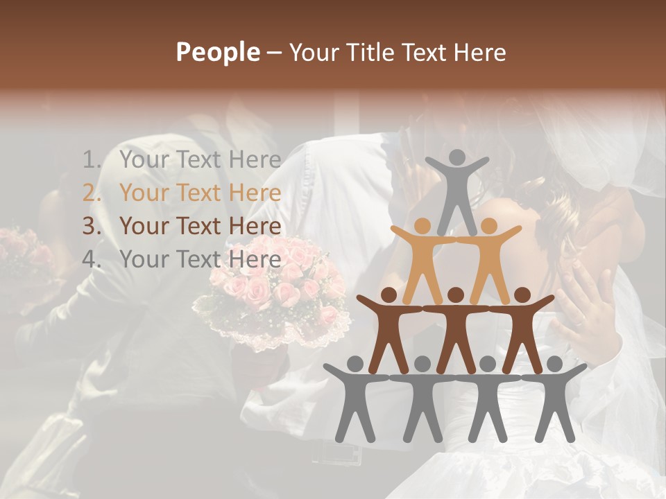 Fashion People Groom PowerPoint Template