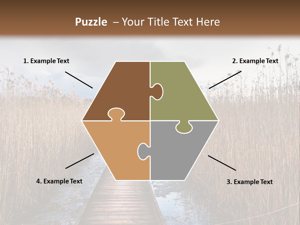 Rural Marshland Perspective PowerPoint Template