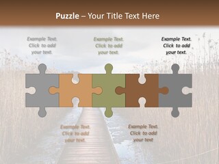 Rural Marshland Perspective PowerPoint Template