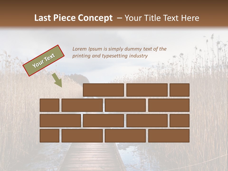 Rural Marshland Perspective PowerPoint Template