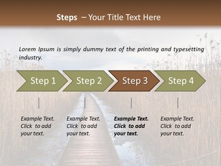 Rural Marshland Perspective PowerPoint Template