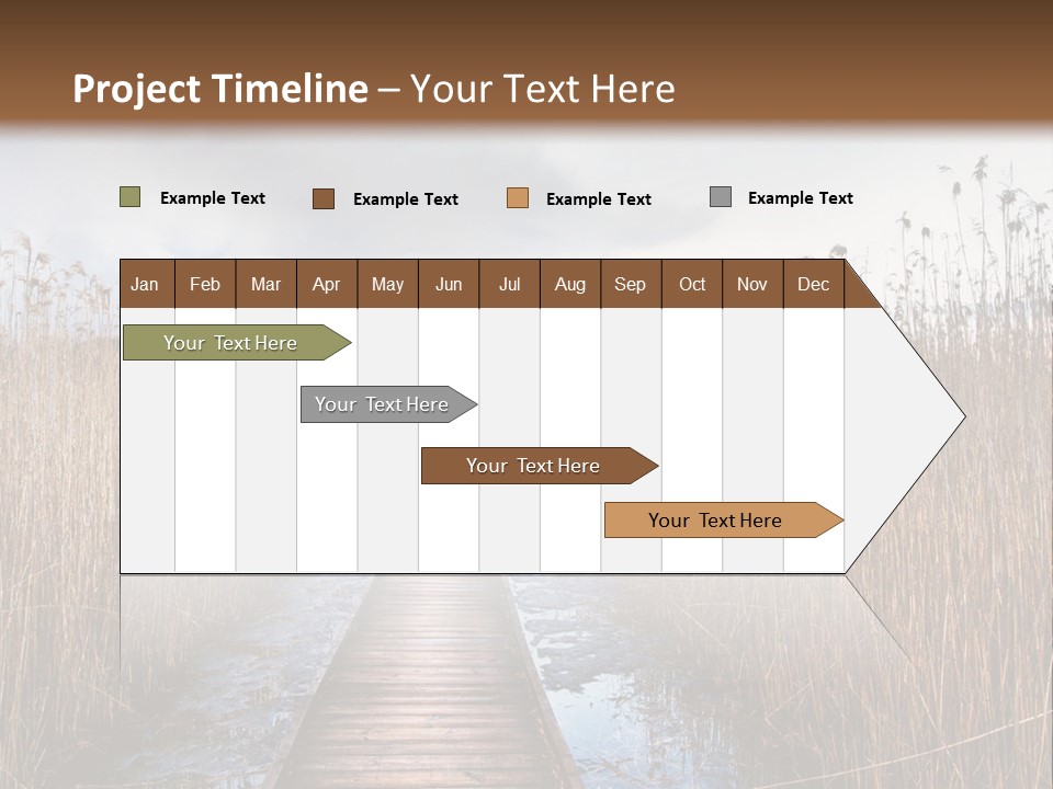 Rural Marshland Perspective PowerPoint Template