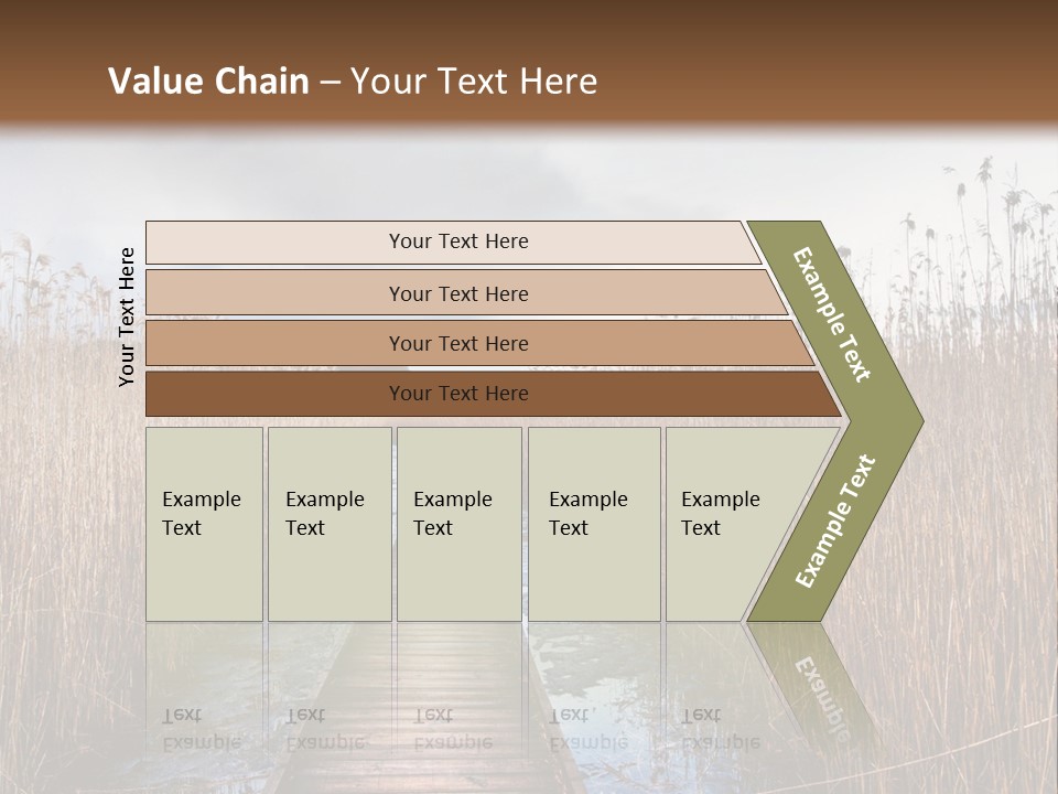 Rural Marshland Perspective PowerPoint Template