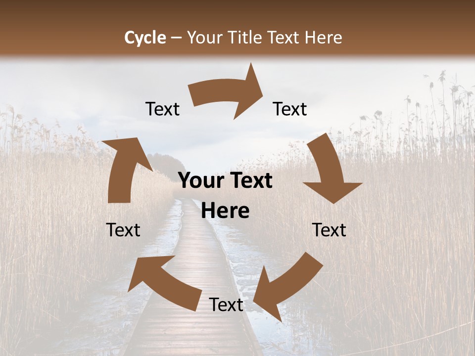 Rural Marshland Perspective PowerPoint Template